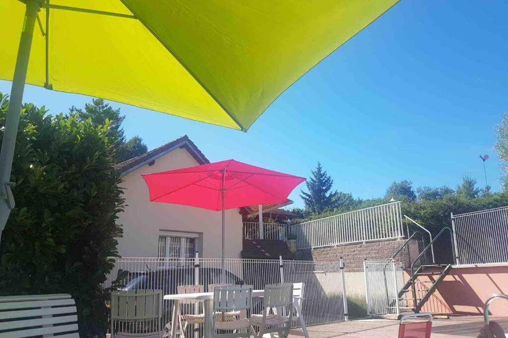 Maison/Gite Familial Dans Le Jura A 200M Du Lac Avec Piscine Privee Marigny  Bagian luar foto
